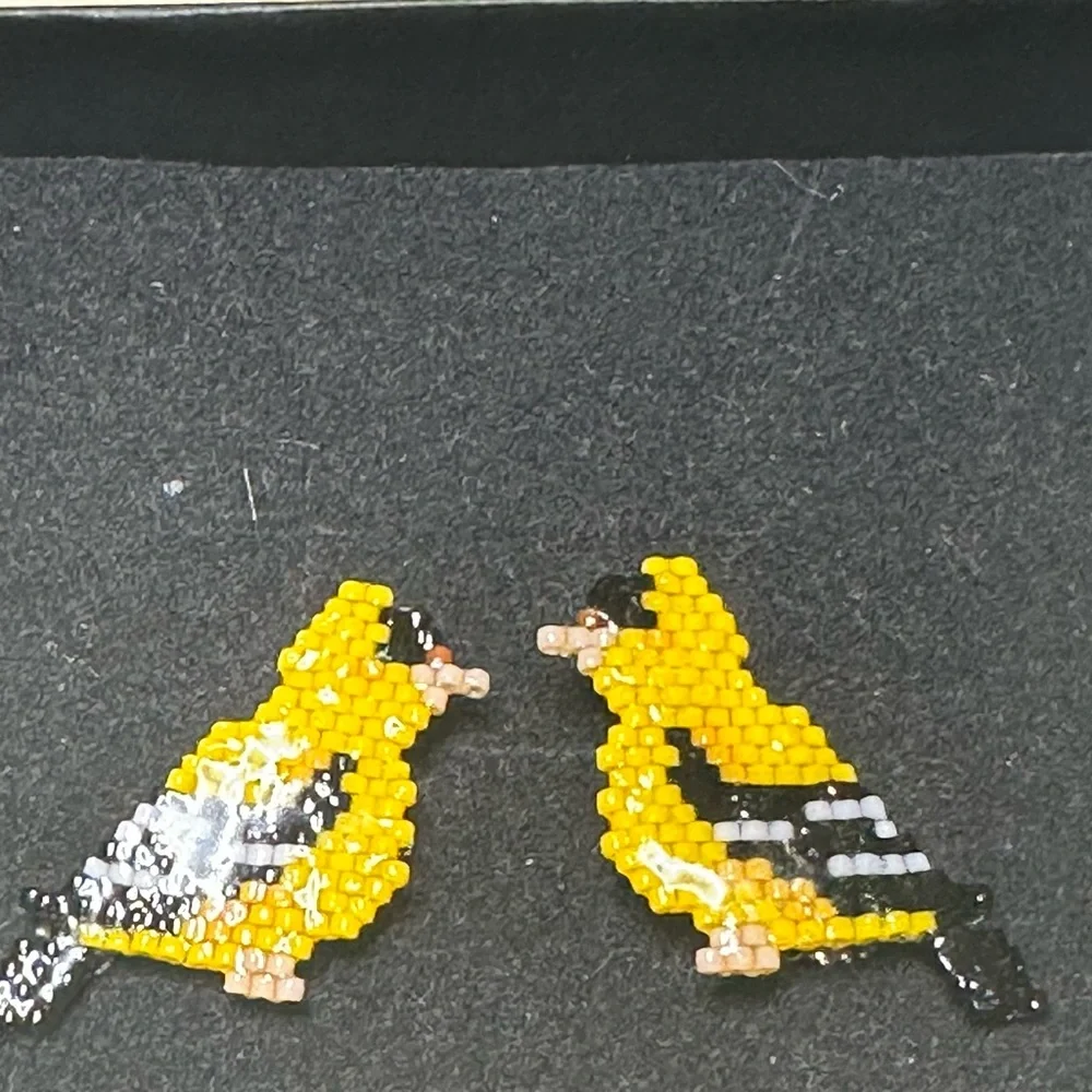 Yellow and Black Bird Mosaic Art Kit
